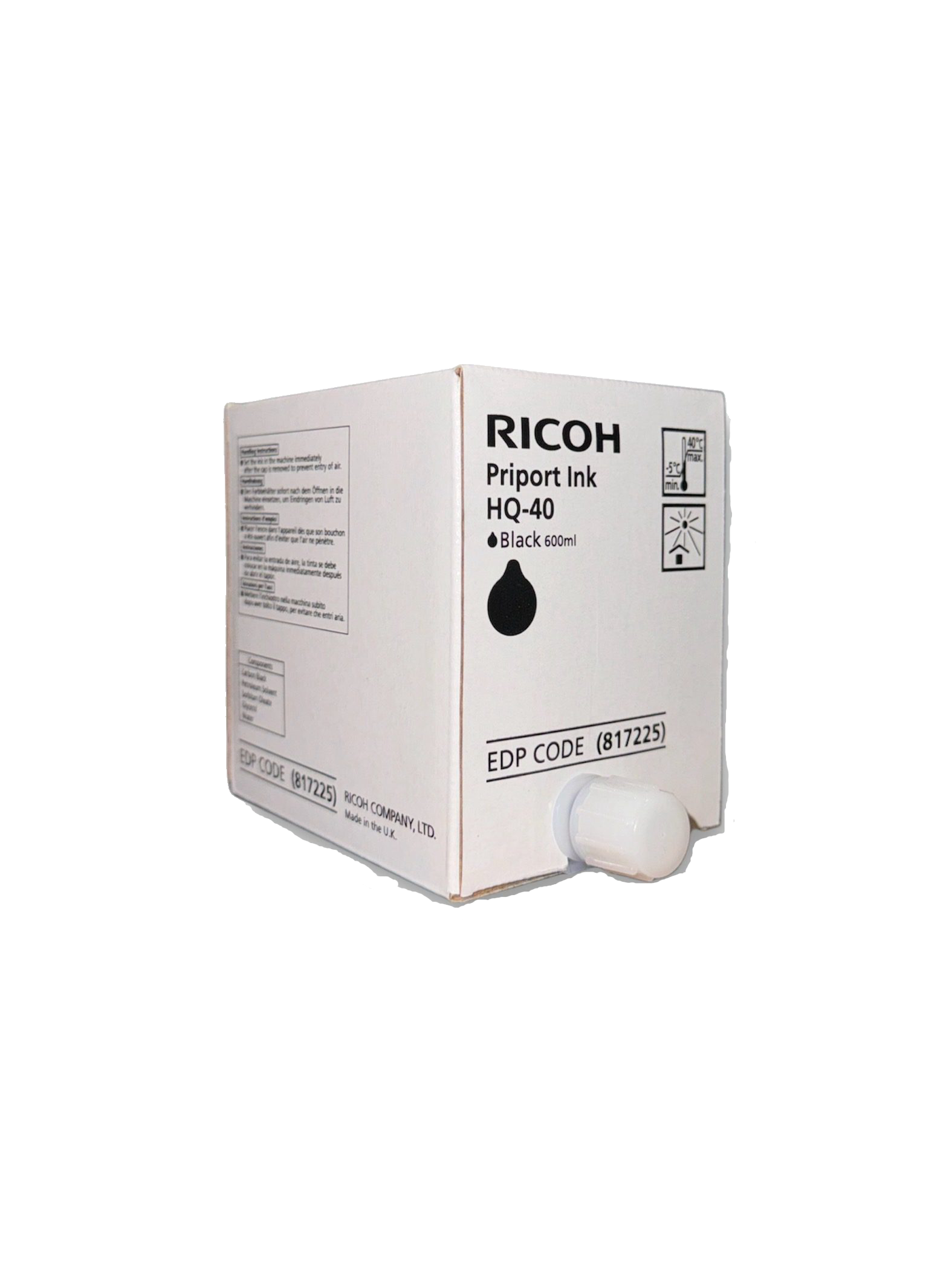 tinta hq 40 | ricoh original negra tinta hq 40 | ricoh original negra