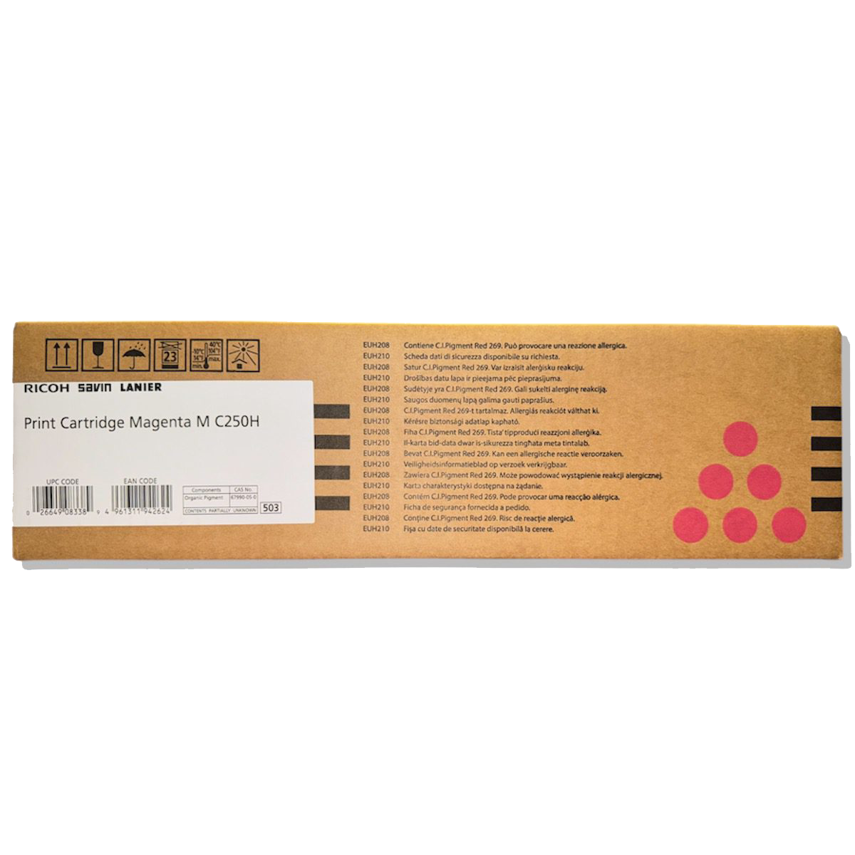 toner mc250h / p c311w | ricoh original magenta toner mc250h / p c311w | ricoh original magenta