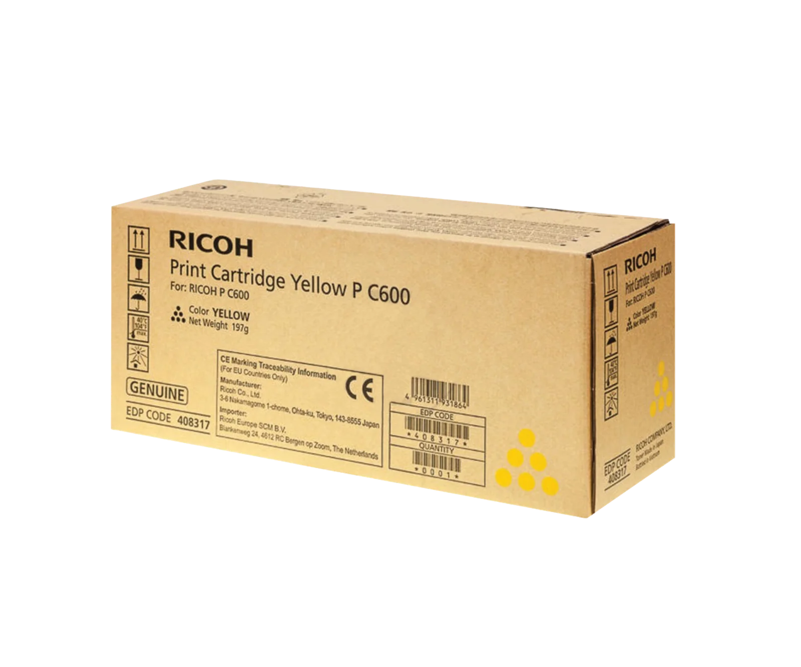 toner mp c600 | ricoh original amarillo toner mp c600 | ricoh original amarillo